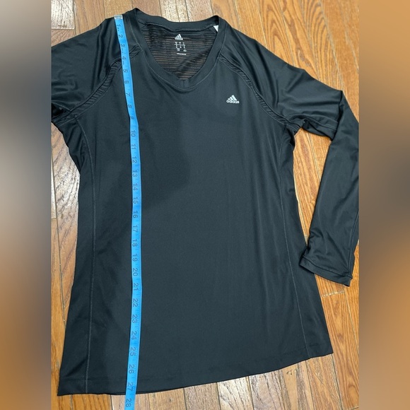 Adidas Black and Brown Striped Long Sleeve Top - Picture 7 of 12